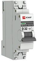 Выключатель автоматический EKF PROxima ВА47-63 1п 32А D 6кА картинка
